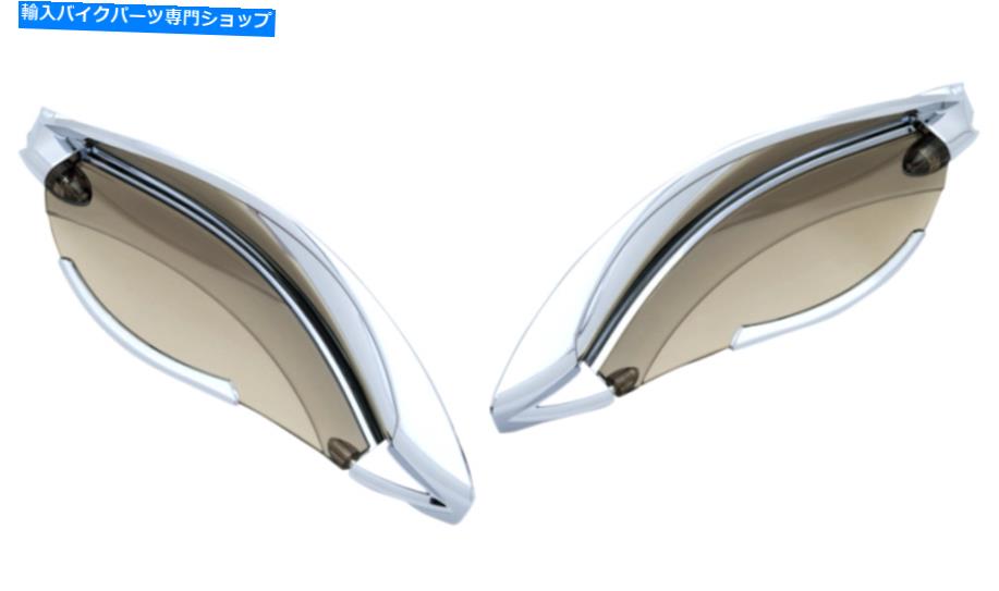 Windshields Kuryakyn Chrome調整可能なフェアリングエアデフレクターハーレー＃1246 Kuryakyn Chrome Adjustable Fairing Air Deflectors for Harley # 1246【並行輸入品】｜Us Custom Parts Shop USDM