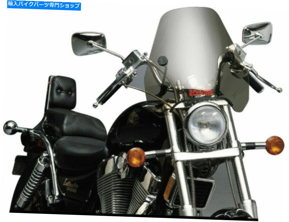 Windshields SlipStreamer S-06-A-C-M S-06 SPITFIRE SPORT SHIELD 7/8インチ。クランプ、煙 Slipstreamer S-06-A-C-M S-06 Spitfire Sport Shield with 7/8in. Clamp, Smoke【並行輸入品】|Us Custom Parts Shop USDM