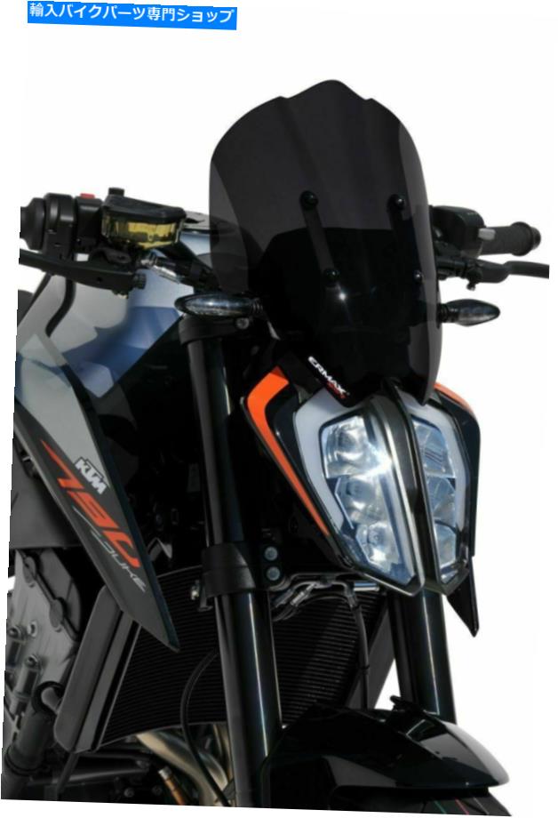 Windshields ERMAX 32cmノーズスクリーンフロントガラスデフレクタークリアKTMデューク790 2018-2020 Ermax 32cm Nose Screen Windshield Deflector Clear KTM Duke 790 2018 - 2020【並行輸入品】｜Us Custom Parts Shop USDM