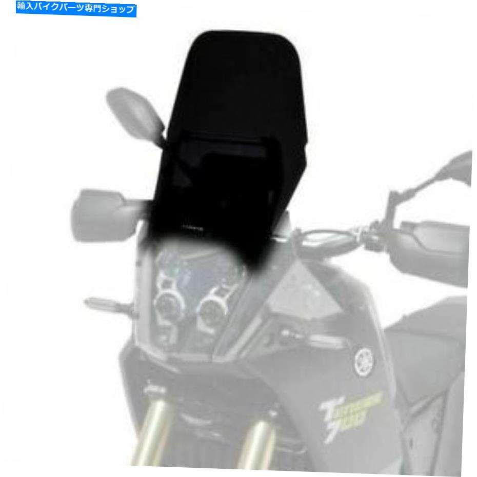 Windshields エルマックスツアースクリーンフロントガラスデフレクターブラックヤマハテネア700 2019-2022 Ermax Touring Screen Windshield Deflector Black Yamaha Tenere 700 2019 - 2022【並行輸入品】｜Us Custom Parts Shop USDM