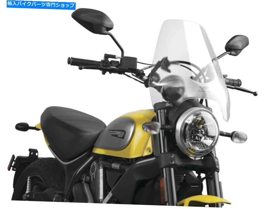 Windshields 1 1/4インチのNational Cycle N25044デフレクタースクリーン。ハンドルバー-14インチ。 - クリア National Cycle N25044 Deflector Screen for 1 1/4in. Handlebars - 14in. - Clear【並行輸入品】