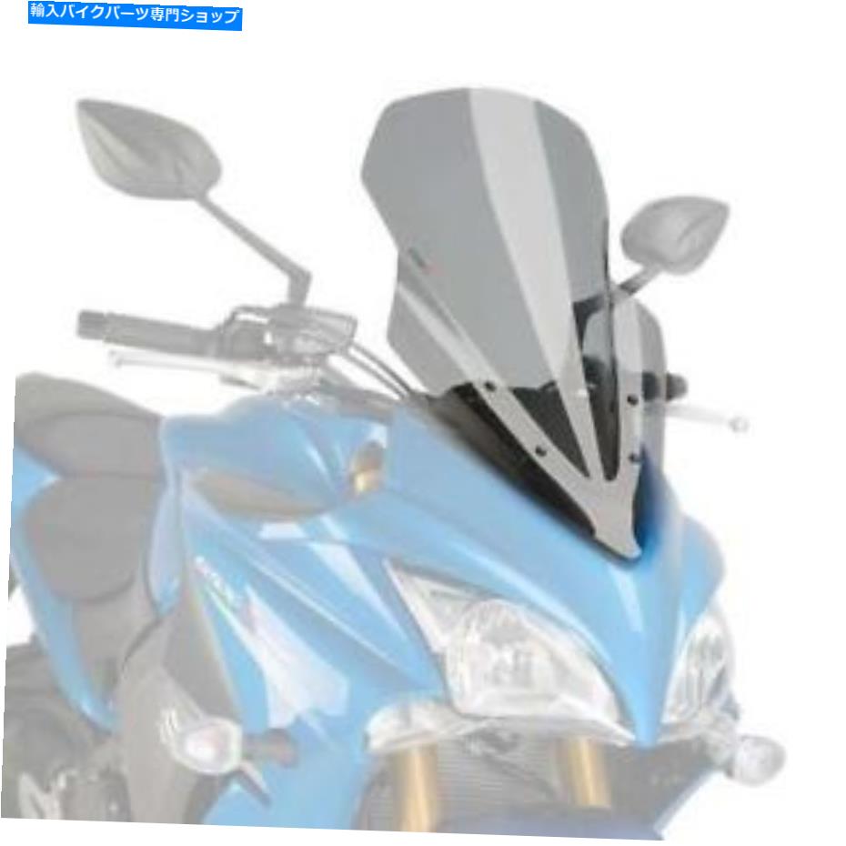 Windshields プイグツーリングスクリーンフロントガラスライトスモークスズキGSX -S 1000 FA 2015-2021 Puig Touring Screen Windshield Light Smoke Suzuki GSX-S 1000 FA 2015 - 2021【並行輸入品】|Us Custom Parts Shop USDM