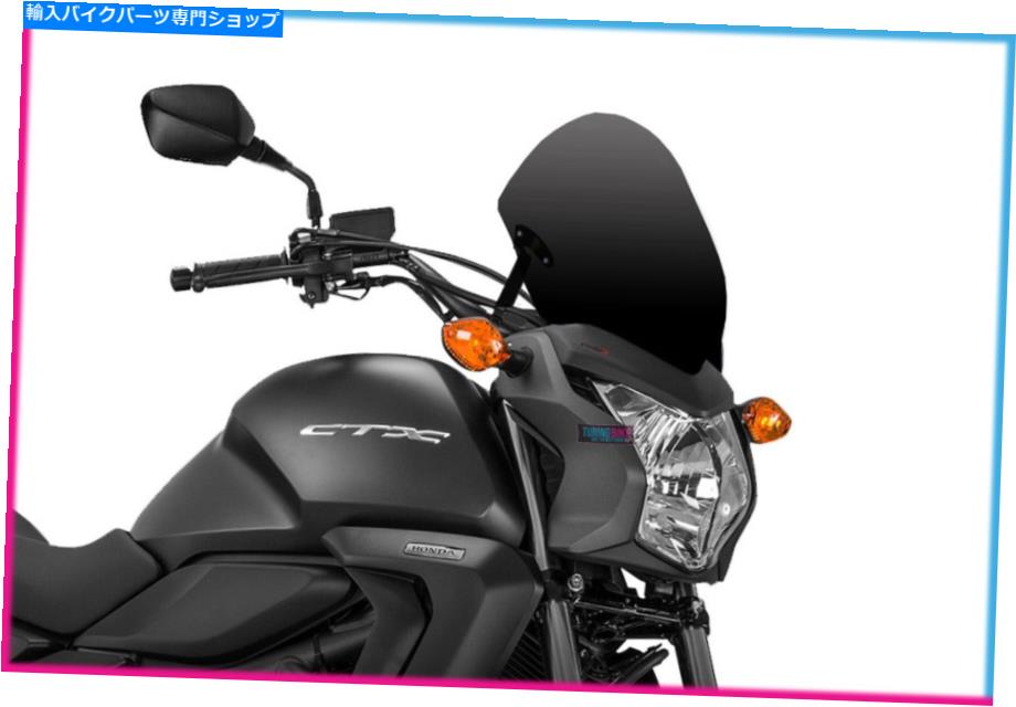 Windshields プイグスクリーンネイキッドN.G.スポーツホンダCTX700N 2017ブラック PUIG SCREEN NAKED N.G. SPORT HONDA CTX700N 2017 BLACK【並行輸入品】
