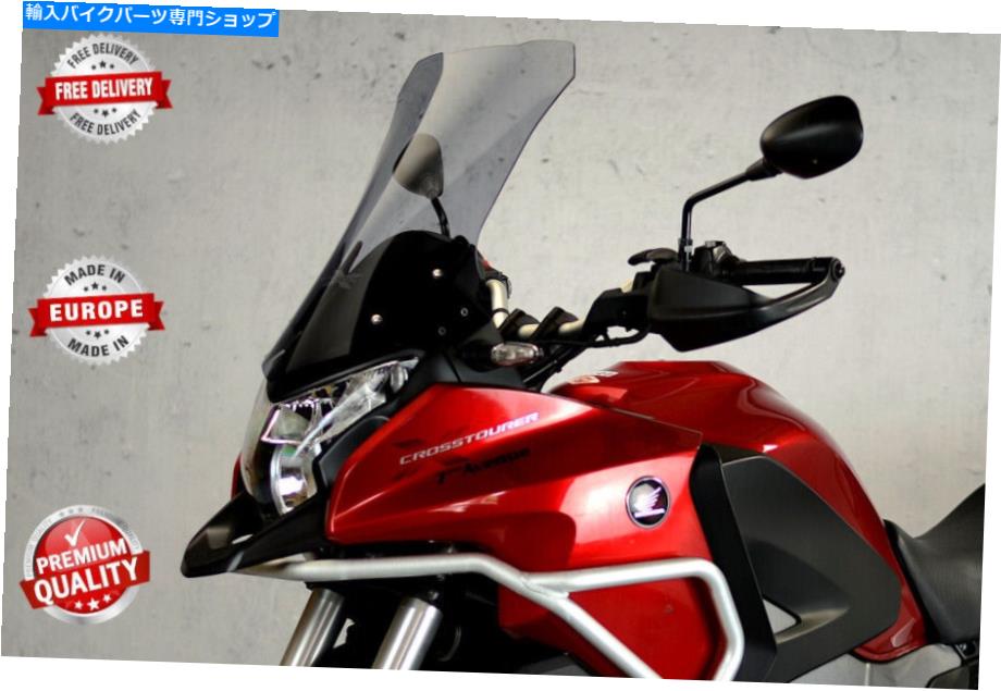 Windshields ツーリングスクリーン背の高いフロントガラスホンダVFR 1200 x 2012-2015 Crosstourer 4色 TOURING SCREEN TALL WINDSHIELD HONDA VFR 1200 X 2012-2015 CROSSTOURER 4 COLORS【並行輸入品】