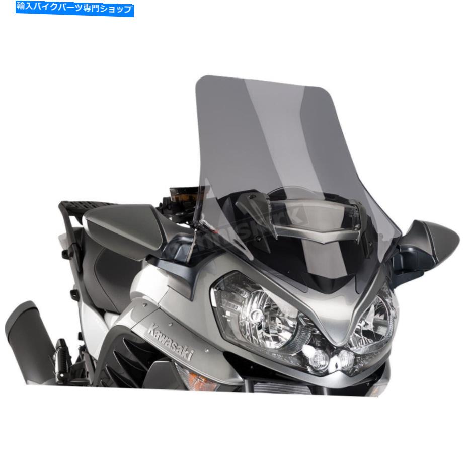 Windshields プイグハイテクパーツダークスモークツーリングフロントガラス-7628F Puig Hi-Tech Parts Dark Smoke Touring Windshield - 7628F【並行輸入品】｜Us Custom Parts Shop USDM