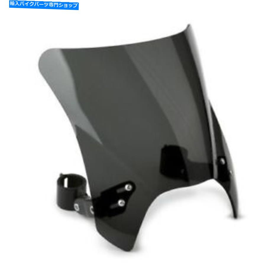 Windshields ナショナルサイクルモホーク？フロントガラスストレートブラケット、暗い色合い、黒、44-51mm National Cycle Mohawk? Windshield Straight Bracket, Dark Tint, Black, 44-51MM【並行輸入品】