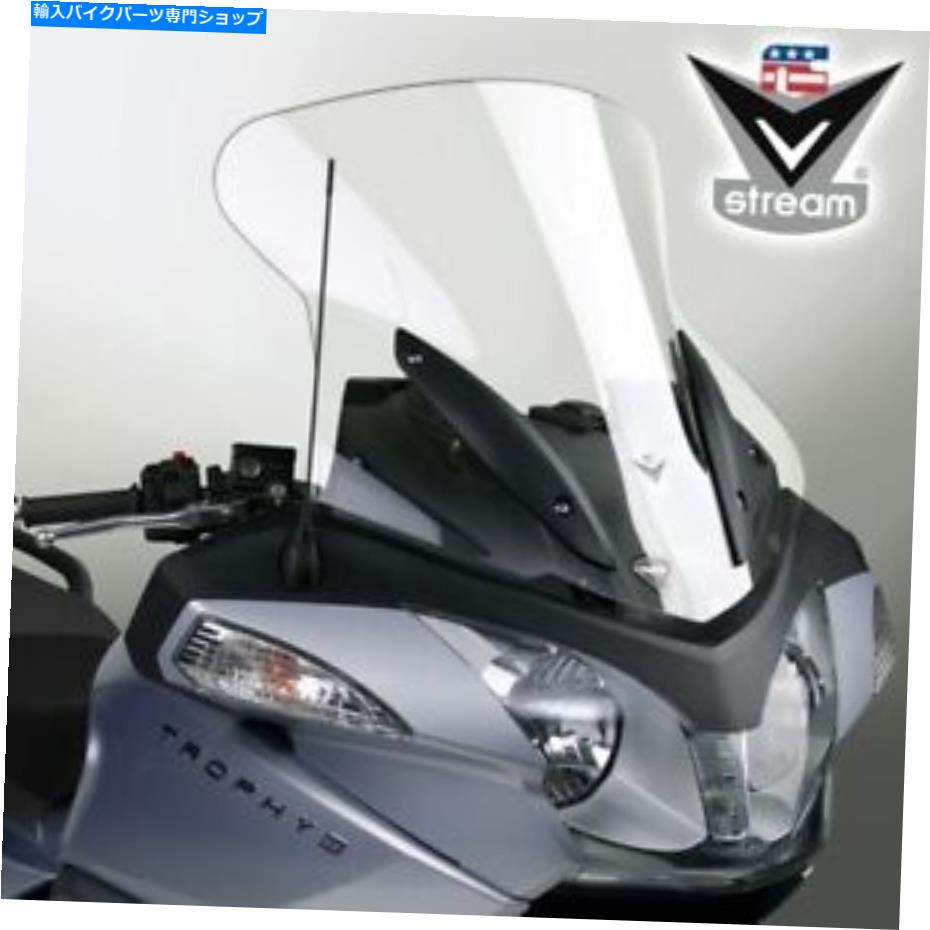 Windshields ナショナルサイクルフェアリングマウントフロントガラストールクリアトライアンフトロフィーSE 13-17 National Cycle Fairing Mount Windshield Tall Clear Triumph Trophy SE 13-17【並行輸入品】
