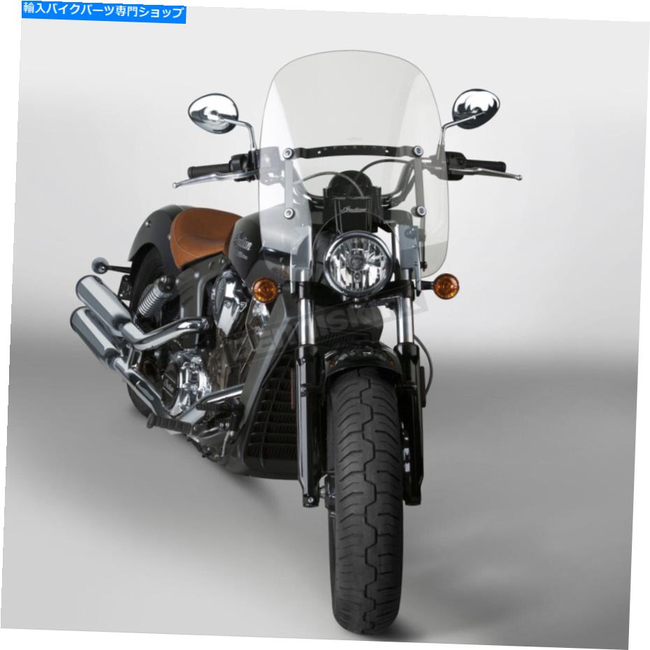 Windshields スパルタンポリカーボネートフロントガラスのナショナルサイクルクリア16.25 -N21303 National Cycle Clear 16.25 in Spartan Lexan Polycarbonate Windshield - N21303【並行輸入品】