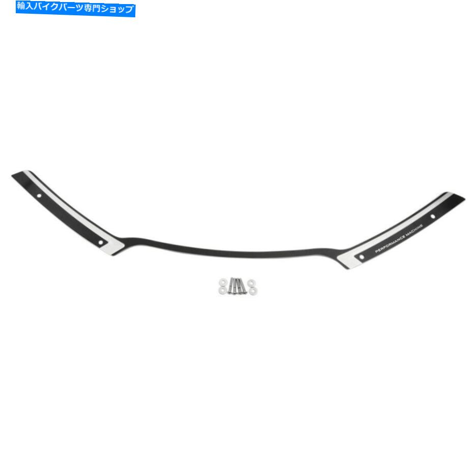Windshields ハーレーロードグライドのパフォーマンスマシンコントラストカットホタテフロントガラストリム Performance Machine Contrast Cut Scallop Windshield Trim for Harley Road Glide【並行輸入品】｜Us Custom Parts Shop USDM