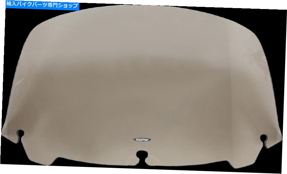 Windshields ウィンドベストの交換用フロントガラス /フロントガラス：10インチ。高さ - 軽い煙65-1010 Windvest Replacement Windscreen / Windshield: 10in. Height - Light Smoke 65-1010【並行輸入品】