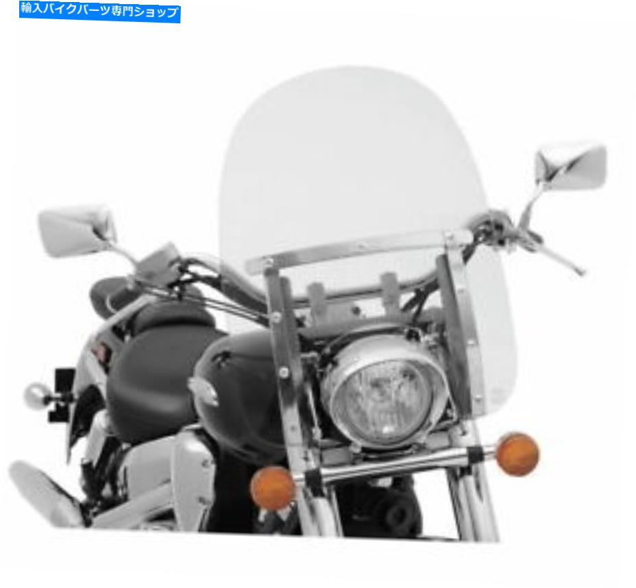 Windshields メンフィスシェード17インチ。スリムフロントガラス、ソーラー9インチ。カットアウトMEM4229 Memphis Shades 17in. Slim Windshield, Solar 9in. Cutout MEM4229【並行輸入品】