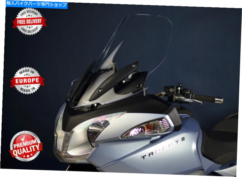 Windshields ツーリング背の高いスクリーンフロントガラスフロントガラストリウムトロフィー1200 /1215 SE 3色 TOURING TALL SCREEN WINDSHIELD WINDSCREEN TRIUMPH TROPHY 1200 / 1215 SE 3 COLORS【並行輸入品】