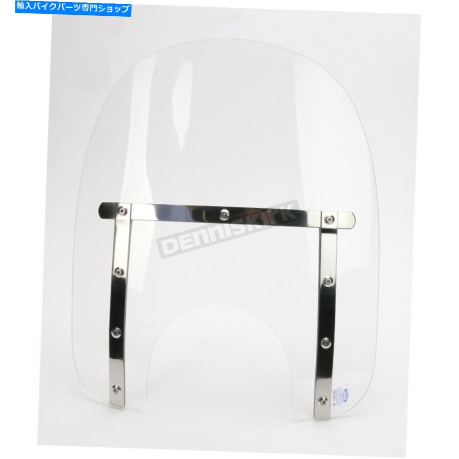 Windshields メンフィススリム17インチ。クリアフロントガラスw/7インチ。ヘッドライトカットアウト-MEM4210 Memphis Slims 17 in. Clear Windshield w/7 in. Headlight Cutout - MEM4210【並行輸入品】