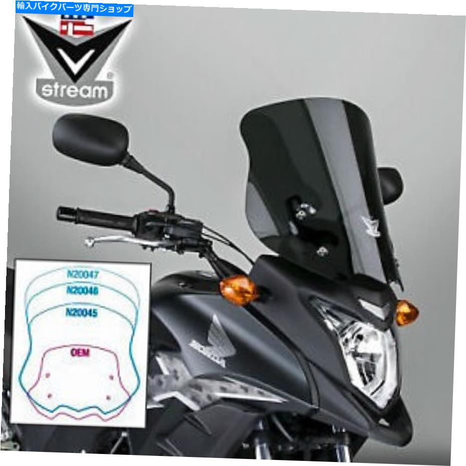 Windshields National Cycle N20045 vstreamフロントガラス15.25 National Cycle N20045 Vstream Windscreens 15.25【並行輸入品】