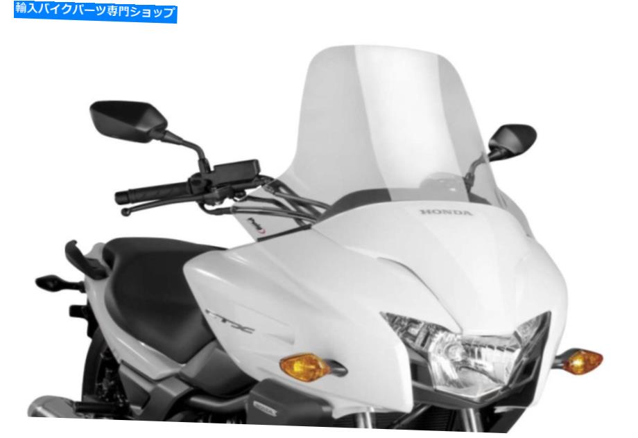 Windshields ホンダCTX700 2014-2016レーシングクリア3 mmのプイグユニバーサルフロントガラス Puig Universal Windshield For Honda CTX700 2014-2016 Racing Clear 3 mm【並行輸入品】｜Us Custom Parts Shop USDM