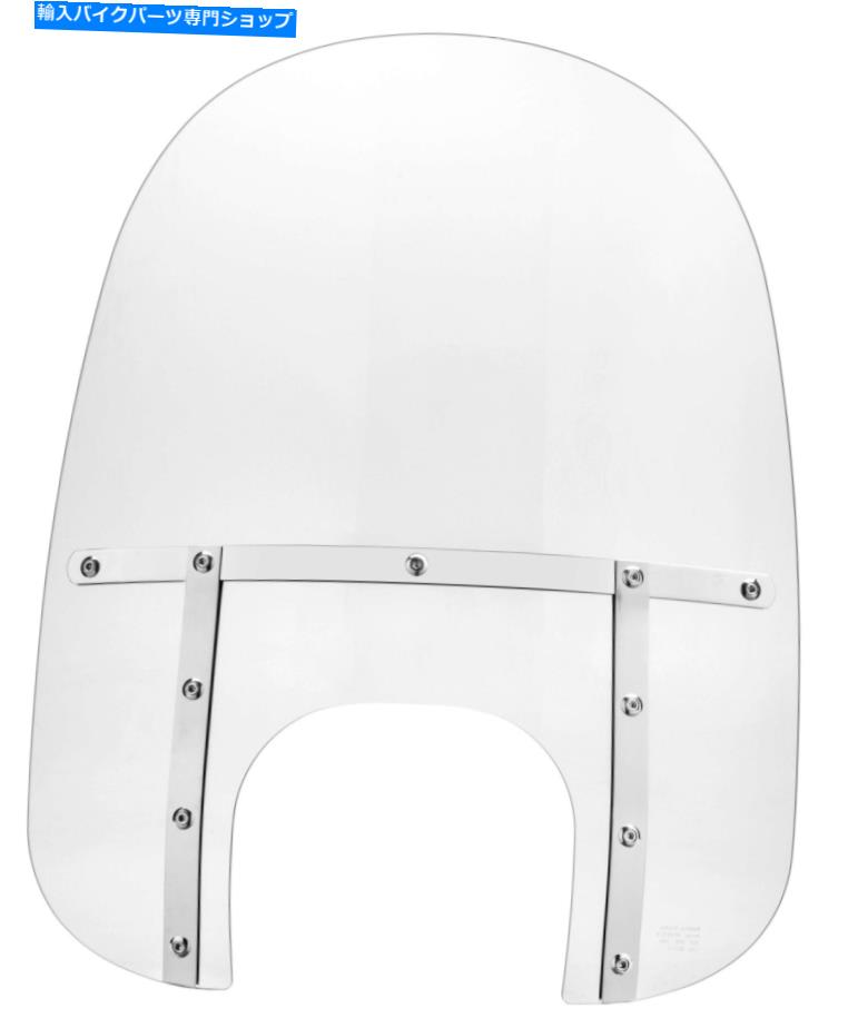 Windshields メンフィスシェードファットビッグツインズのためのビッグヘッドライトカットアウトフロントガラスmem6920 MEMPHIS SHADES FATS BIG HEADLIGHT CUTOUT WINDSHIELDS FOR BIG TWINS MEM6920【並行輸入品】