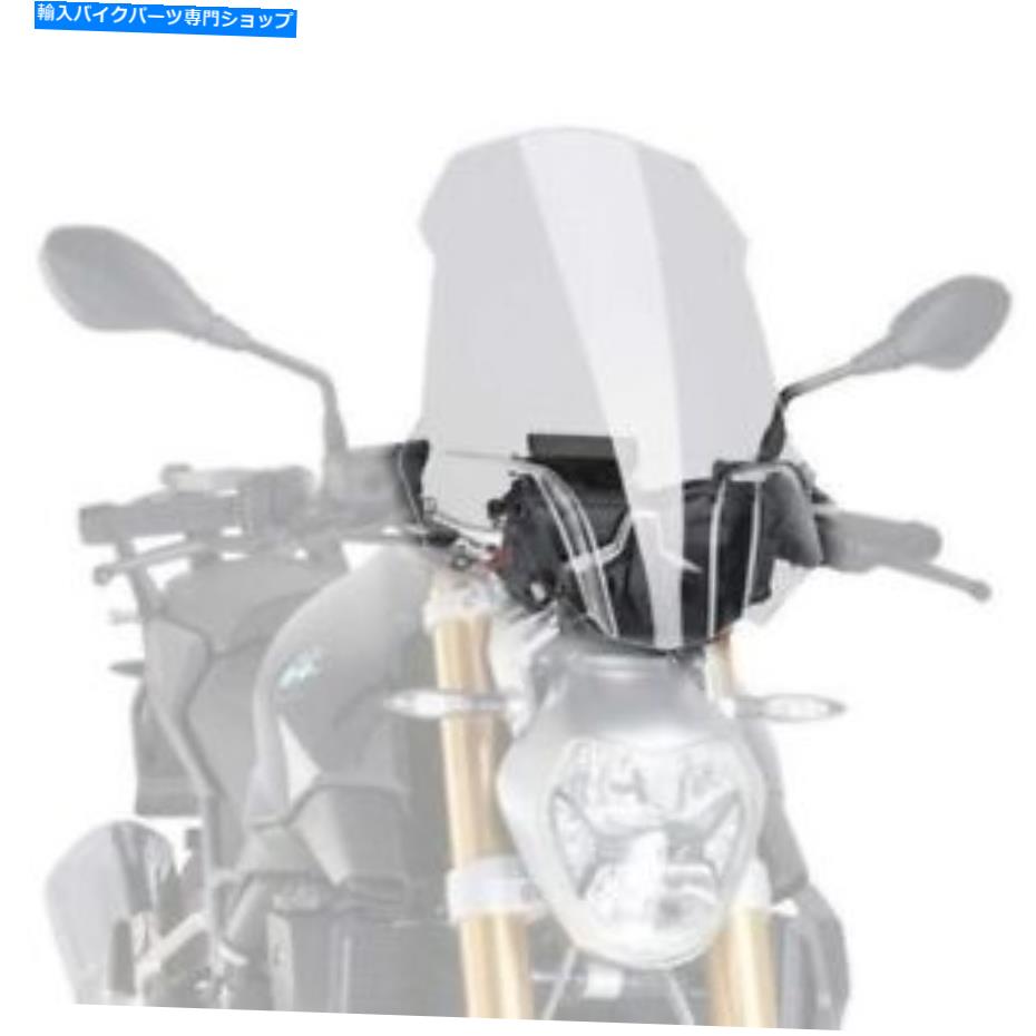 Windshields ブラケット付きのプイグツーリングスクリーンフロントガラスBMW R1200 R 2014-2018 Puig Touring Screen Windshield Clear With Brackets BMW R1200 R 2014 - 2018【並行輸入品】
