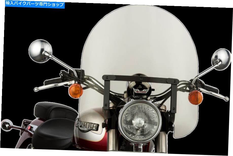 Windshields SlipStreamer SS-30クラシックフロントガラス17 "煙/ブラックSS-30-17TFQB Slipstreamer SS-30 Classic Windshield 17" Smoke/Black SS-30-17TFQB【並行輸入品】|Us Custom Parts Shop USDM