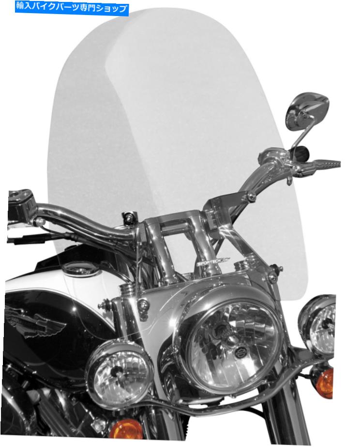 Windshields 1 1/4インチのSportechクルーズシリーズのフロントガラス。バー65302012 Sportech Cruise Series Windscreen for 1 1/4in. Bars 65302012【並行輸入品】