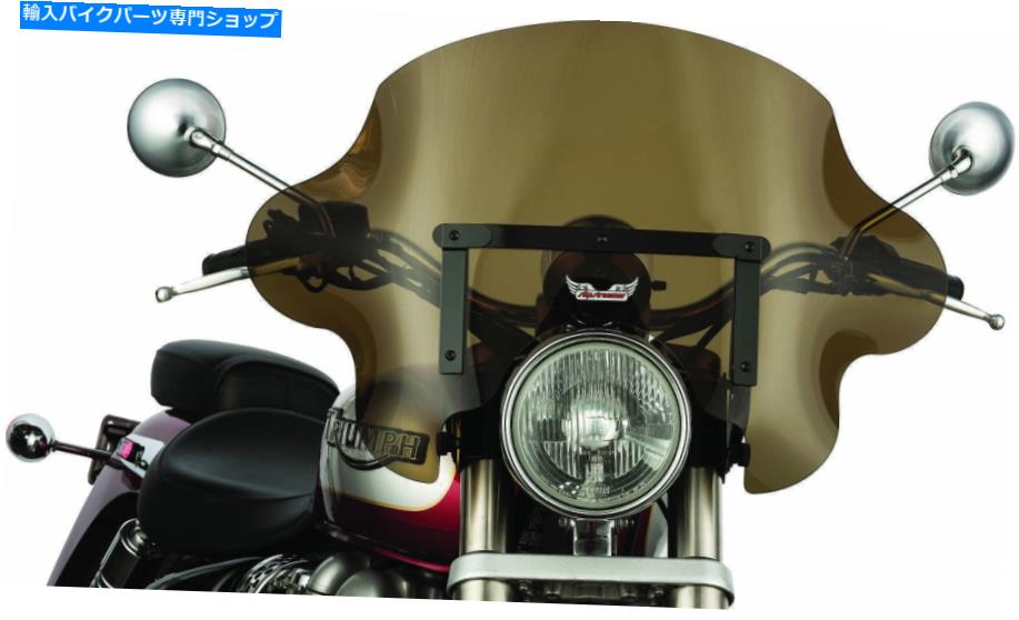 Windshields SlipStreamer SS-34-DSQB SS-34 13IN。ファントムフロントガラス、暗い煙 Slipstreamer SS-34-DSQB SS-34 13in. Phantom Windshield, Dark Smoke【並行輸入品】