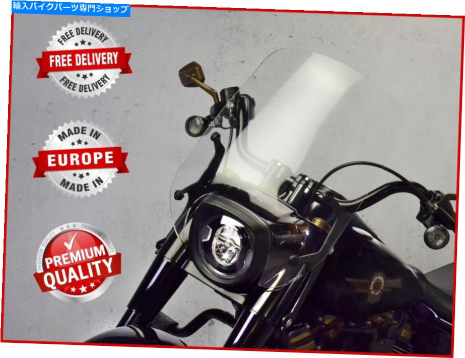 Windshields フロントガラスのフロントガラスチョッパーハーレーデビッドソフトソフトアットファットボーイ114 2018-2022 WINDSCREEN WINDSHIELD CHOPPER HARLEY DAVIDSON SOFTAIL FAT BOY 114 2018-2022【並行輸入品】 84,216円