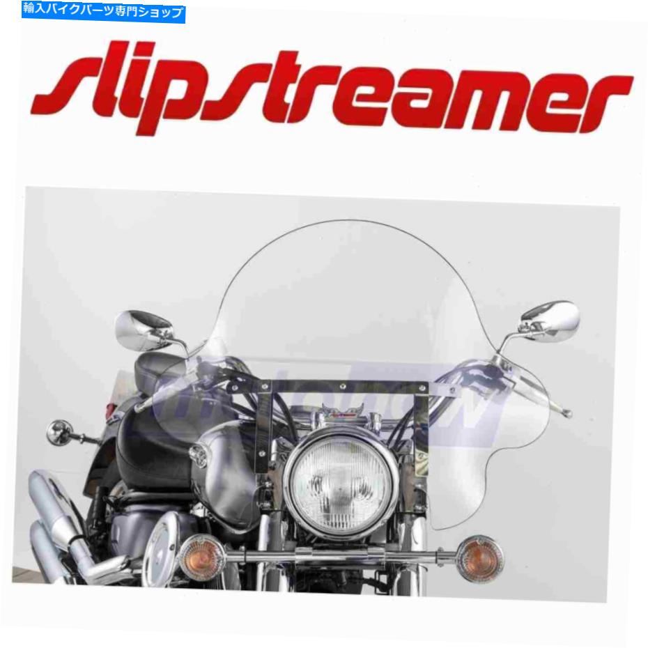 Windshields SlipStreamer SS-32 20in。 1983年のMQのクロムハードウェア付きファルコンフロントガラス Slipstreamer SS-32 20in. Falcon Windshields with Chrome Hardware for 1983 mq【並行輸入品】