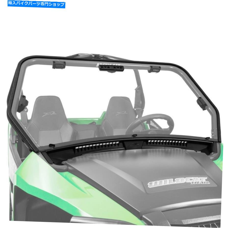 Windshields 本物の北極猫ワイルドキャットトレイル /ベントキット付きスポーツフロントガラス1436-988 GENUINE ARCTIC CAT WILDCAT TRAIL / SPORT WINDSHIELD WITH VENT KIT 1436-988【並行輸入品】