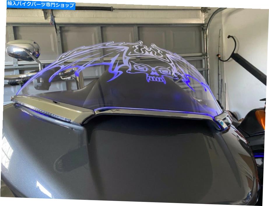Windshields Harley Davidson Roadは、マルチカラーLEDで点灯します Harley Davidson Road Glide Windshield Lit with multi-color LEDs【並行輸入品】