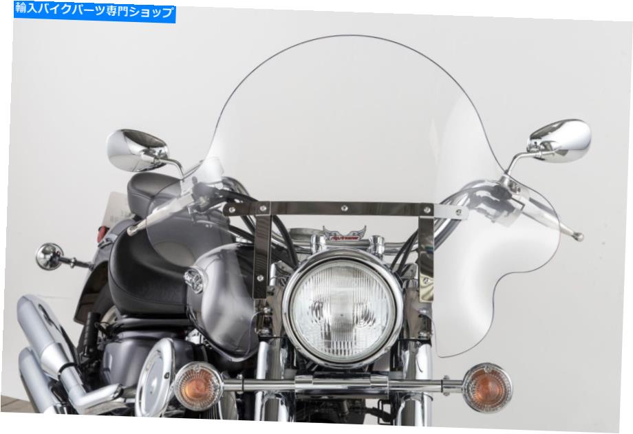 Windshields SlipStreamer SS-32 20in。 Falcon Windshield w/ Chrome Hardware-20in。 HX30.5in。 Slipstreamer SS-32 20in. Falcon Windshield w/ Chrome Hardware-20in. Hx30.5in.【並行輸入品】｜Us Custom Parts Shop USDM