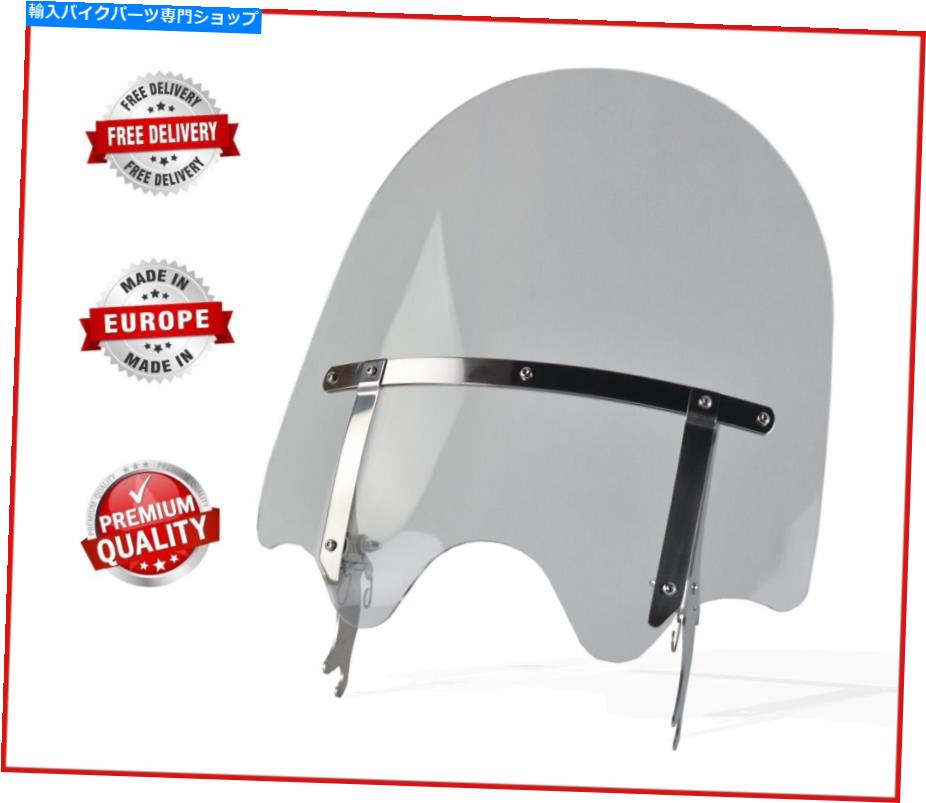 Windshields ハーレーデビッドソンFXSTCソフトアイルカスタム2007-10フロントガラス新しいフロントガラス画面 HARLEY DAVIDSON FXSTC SOFTAIL CUSTOM 2007-10 WINDSCREEN NEW WINDSHIELD SCREEN【並行輸入品】