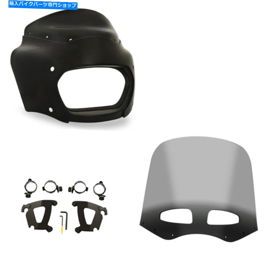 Windshields ロードウォリアーフェアリング15 "ベンテッドブラックスモークフロントガラスハーレー18+ソフトアイルFXFB Road Warrior Fairing 15" Vented Black Smoke Windshield Harley 18+ Softail FXFB【並行輸入品】｜Us Custom Parts Shop USDM
