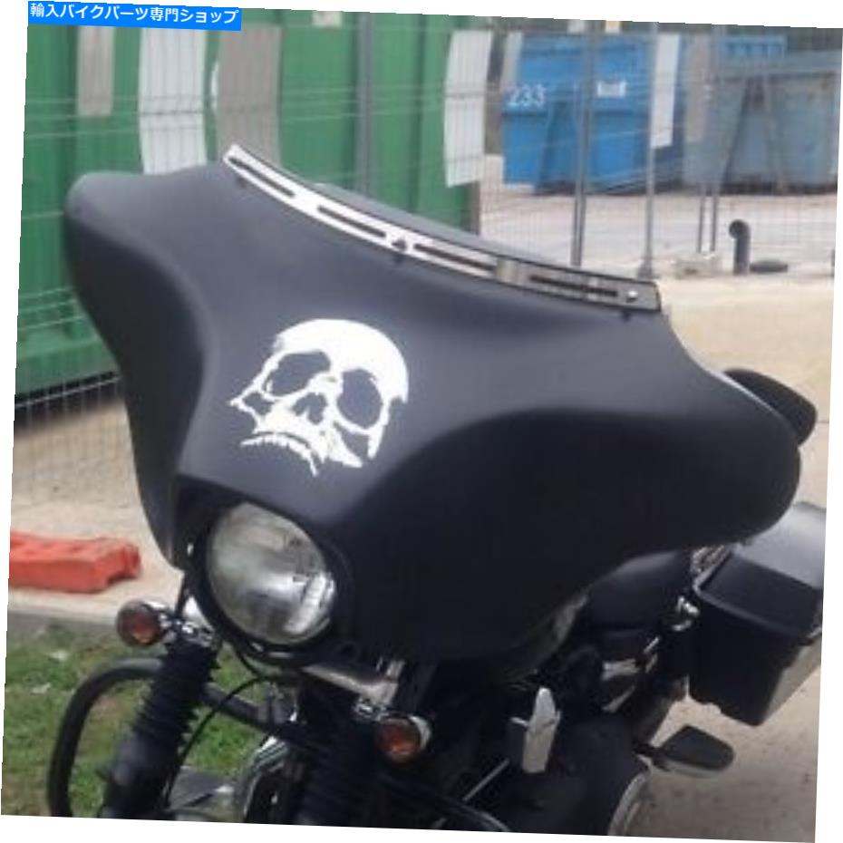 Windshields フェアリングバットウィングフロントガラスフェアリングクイックリリースハーレーデビッドソンダイナFXD Fairing Batwing Windscreen Fairing Quick Release Harley Davidson Dyna Fxd【並行輸入品】