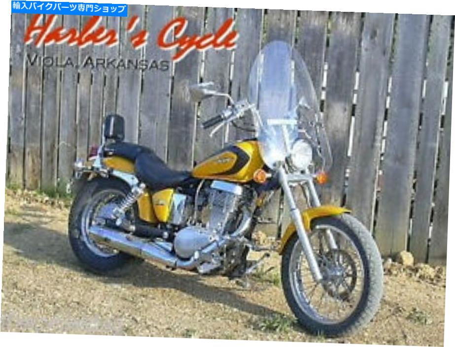 Windshields スズキS40ブルバードLS 650サベージ - クリア22インチツアーフロントガラスw/クロムハードウェア Suzuki S40 Boulevard LS 650 Savage - Clear 22\