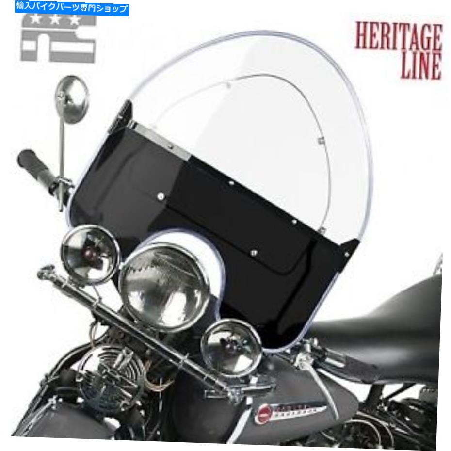 Windshields ナショナルサイクルスプリングフォークウィンドシールドブラックはハーレーダビッドソンに適合します National Cycle Spring Fork Windshield Black fits Harley-Davidson【並行輸入品】