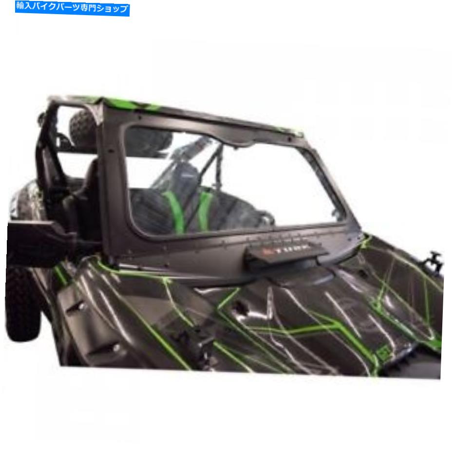 Windshields Tusk UTV折りたたみガラスフロントガラス付きワイパー190-459-0023 Tusk UTV Folding Glass Windshield with Windshield Wiper 190-459-0023【並行輸入品】