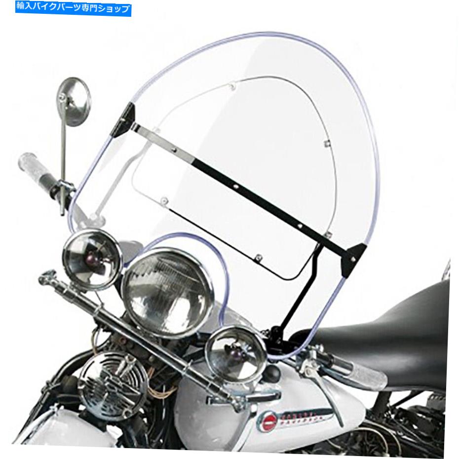 Windshields ナショナルサイクルスプリングフォークフロントガラスは、ハーレーダビッドソンに適合します National Cycle Spring Fork Windshield Clear fits Harley-Davidson【並行輸入品】
