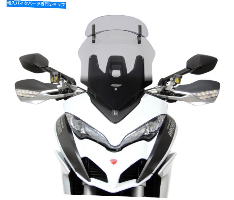 Windshields MRAバリオツアーフロントガラスVTマルチストラダ1200 15スモークグレー MRA Vario Touring Windscreen VT Multistrada 1200 15 Smoke Grey【並行輸入品】