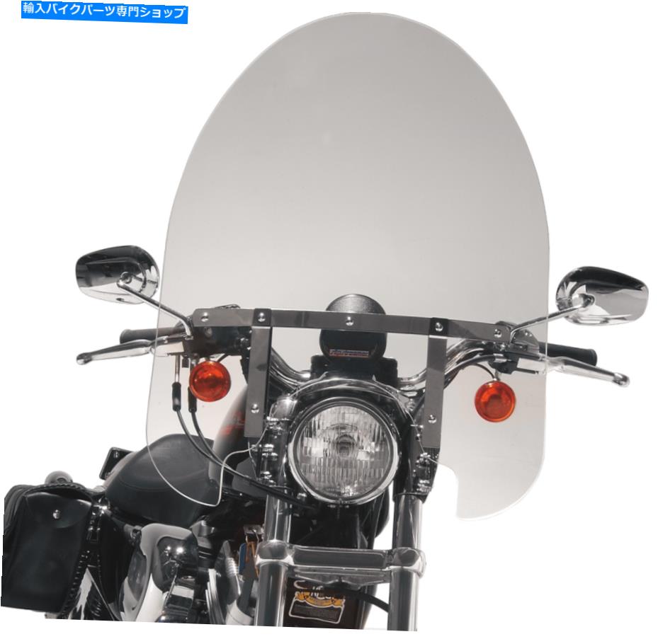Windshields SlipStreamer SS-30-22CFQ SS-30クラシックフロントガラス22 "クリア/クロム Slipstreamer SS-30-22CFQ SS-30 Classic Windshield 22" Clear/Chrome【並行輸入品】|Us Custom Parts Shop USDM
