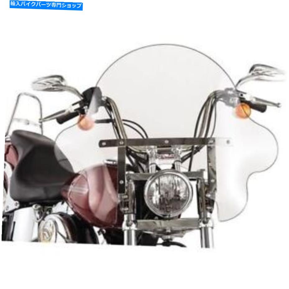 Windshields CLEAR/CHROME SLIPSTREAMER SS-32 FALCON 16 "標準的なフォーク用のフロントガラス Clear/Chrome Slipstreamer SS-32 Falcon 16" Windshield For Standard Forks【並行輸入品】｜Us Custom Parts Shop USDM