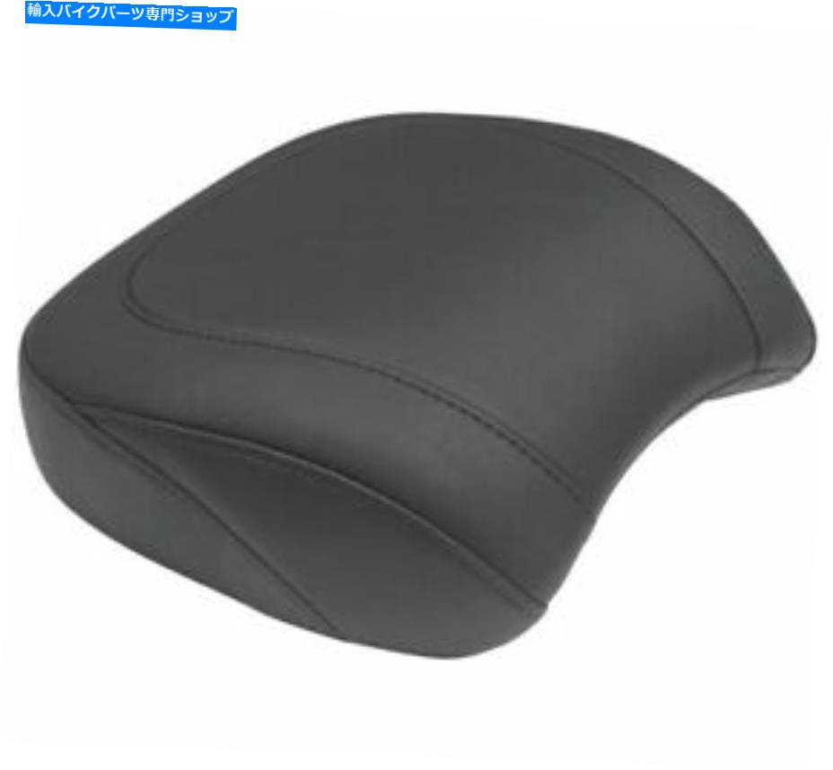 Seats マスタングワイドトリッパー後部助手席ブラックスムース2018ハーレーファットボブ75705 Mustang Wide Tripper Rear Passenger Seat Black Smooth 2018 Harley Fatbob 75705【並行輸入品】