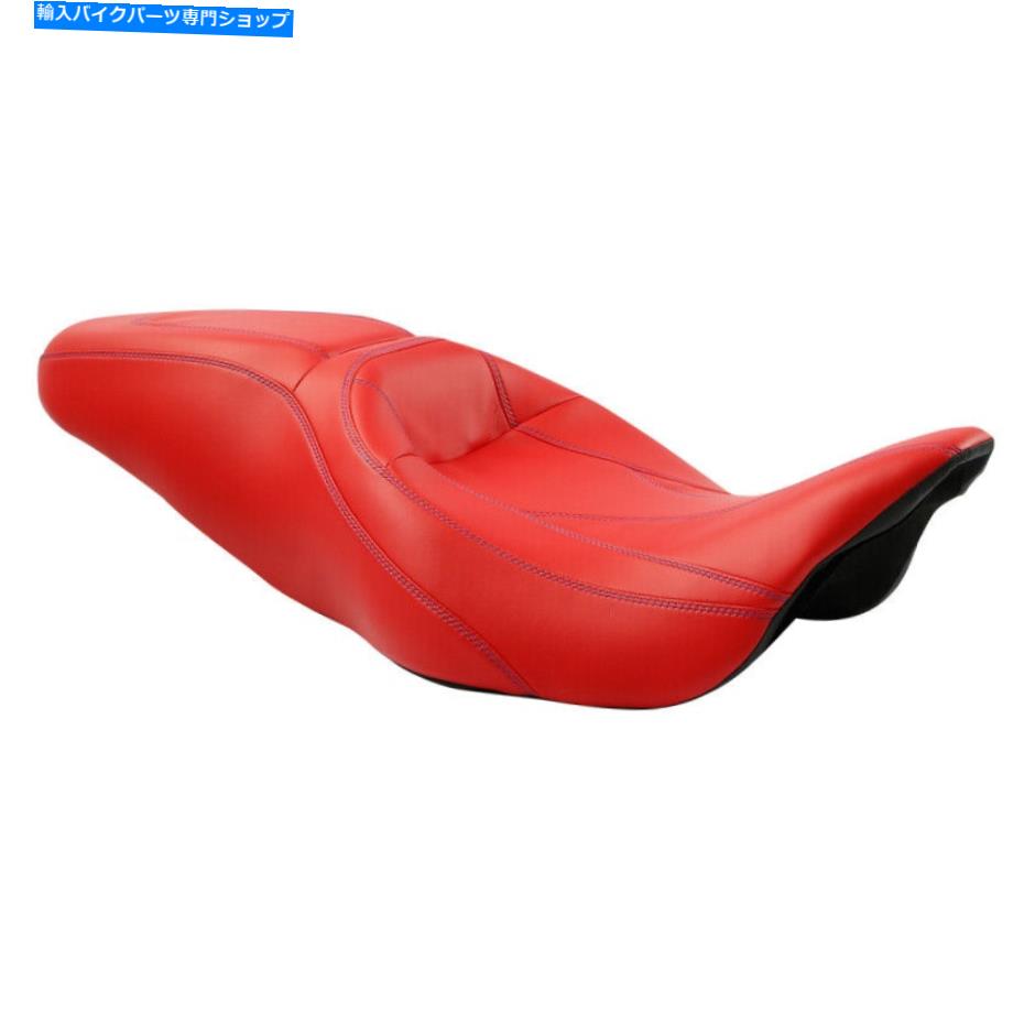 Seats ハーレーロードキングエレクトラストリートグライドにフィットする赤いドライバーの助手席09-22 Red Driver Passenger Seat Fit For Harley Road King Electra Street Glide 09-22【並行輸入品】