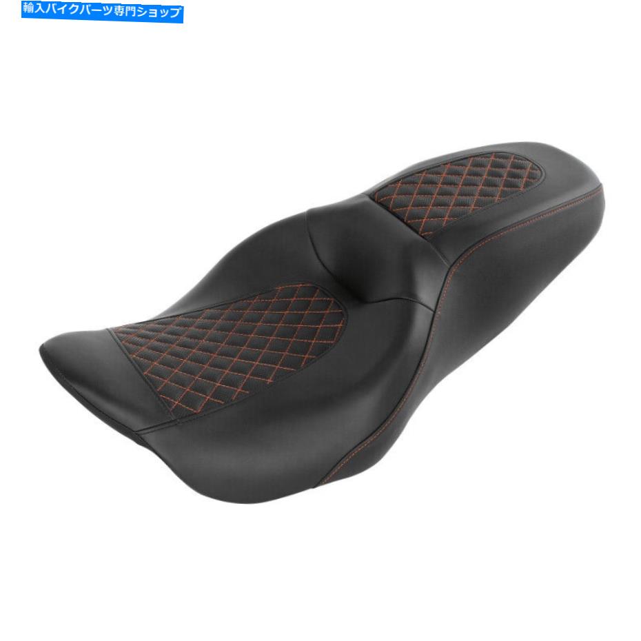 Seats ハーレーロードエレクトラストリートグライド2009-2022 2010年のドライバーと助手席 Driver & Passenger Seat Fit For Harley Road Electra Street Glide 2009-2022 2010【並行輸入品】