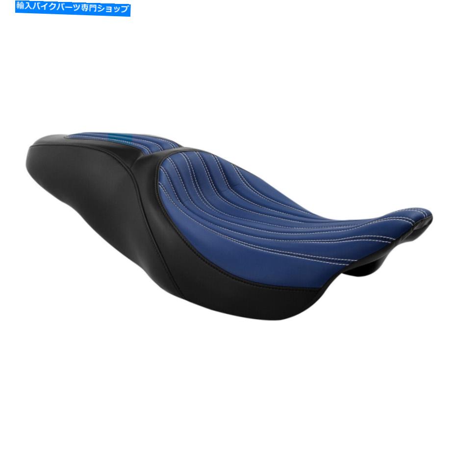 Seats ブルードライバーの乗客のピリオンシートハーレーツーリングCVOストリートグライド09-22 Blue Driver Passenger Pillion Seat Fit For Harley Touring CVO Street Glide 09-22【並行輸入品】