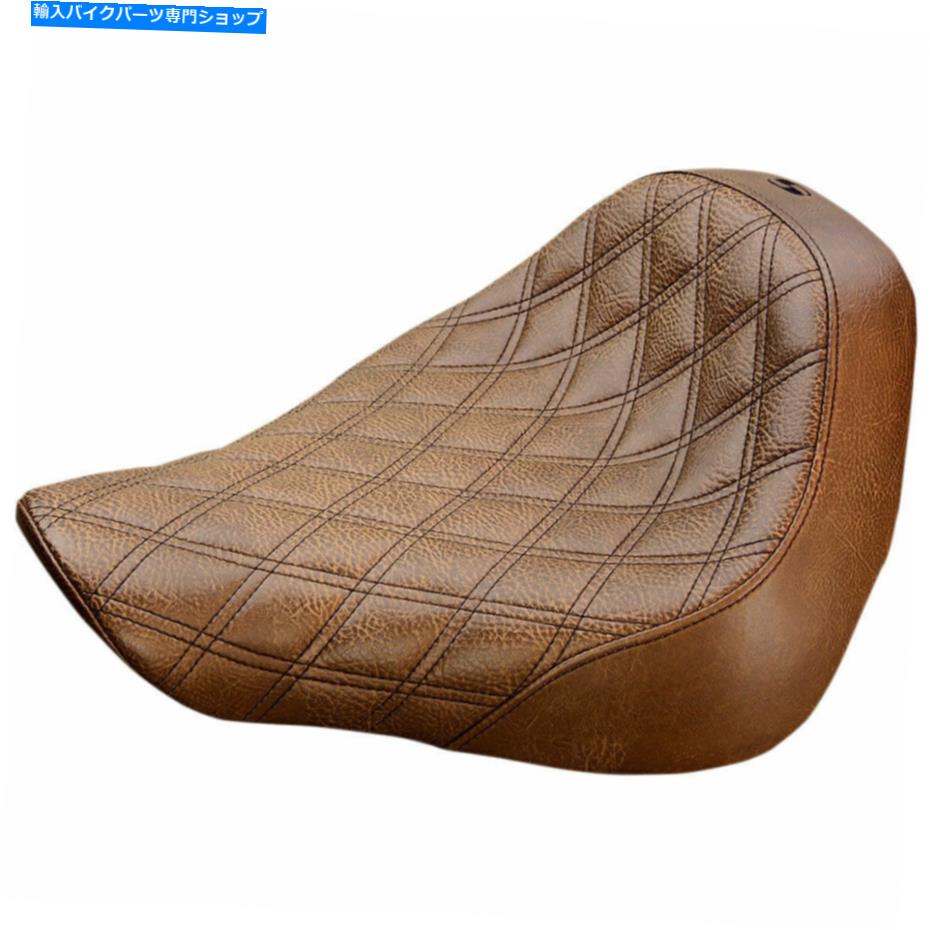 Seats サドルメンブラウンレネゲード格子ステッチソロシート2018-19ハーレーFLFB/s Saddlemen Brown Renegade Lattice Stitch Solo Seat 2018-19 Harley FLFB/S【並行輸入品】