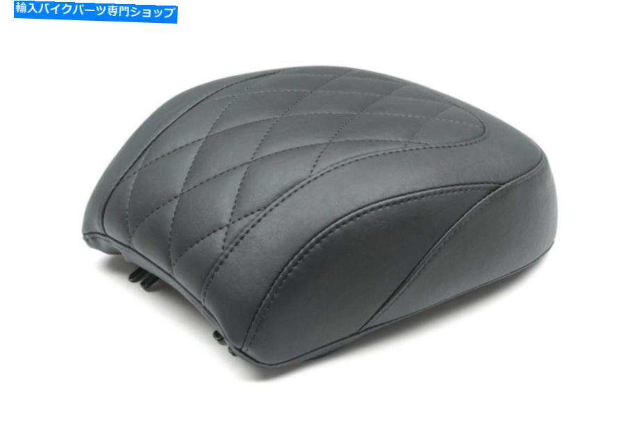 Seats マスタングブラックワイドトリッパー後部助手席ダイヤモンドハーレーソフトアイルFLFB 18+ Mustang Black Wide Tripper Rear Passenger Seat Diamond Harley Softail FLFB 18+【並行輸入品】