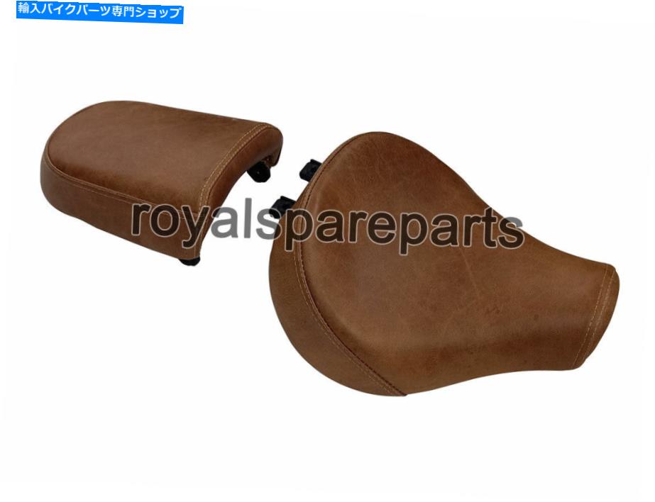 Seats Royal Enfield Meteor 350本物の革のフロント＆ピリオンカスタマイズされた座席 Royal Enfield Meteor 350 Genuine Leather Front & Pillion Customized Seats【並行輸入品】