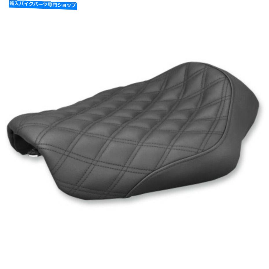 Seats サドルメン反逆者ブラックラティスステッチソロドライバーシートハーレー2004-05ダイナFXD Saddlemen Renegade Black Lattice Stitch Solo Driver Seat Harley 2004-05 Dyna FXD【並行輸入品】