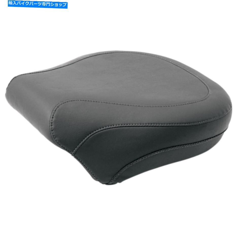 Seats マスタングワイドピリオンシート - ヴィンテージ-Softail '06 -'10（黒）76247 Mustang Wide Pillion Seat - Vintage - Softail '06-'10 (Black) 76247【並行輸入品】