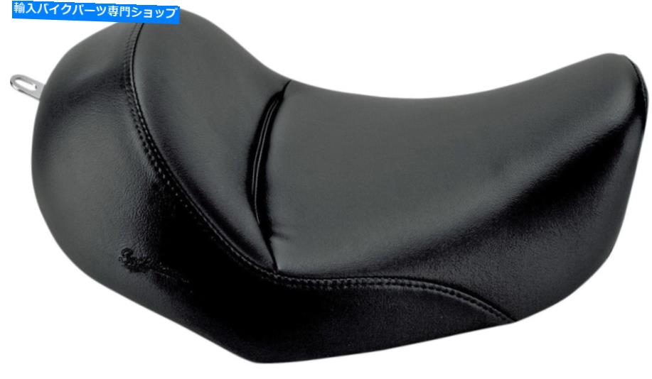 Seats かかとを下るプレーンソロシートブラックジェルロー＆フォワードサドルマン806-04-0021 Heels Down Plain Solo Seat Black Gel Low&Forward Saddlemen 806-04-0021【並行輸入品】