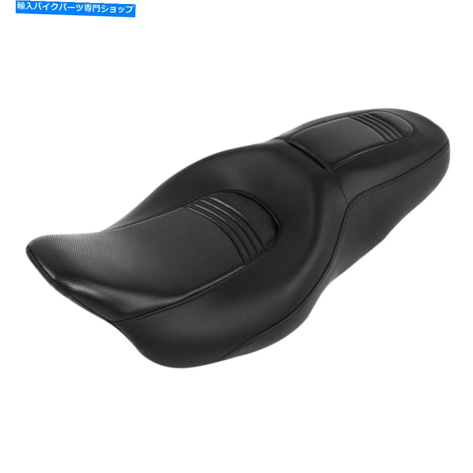 Seats ハーレーツーリングCVOストリートロードグライドキング2009-22に適したドライバーと助手席 Driver &Passenger Seat Fit For Harley Touring CVO Street Road Glide King 2009-22【並行輸入品】